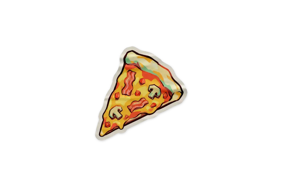 Sticker Pizza